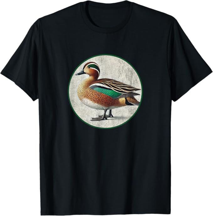 Baikal Teal T-Shirt Retro Design by Bird.fan