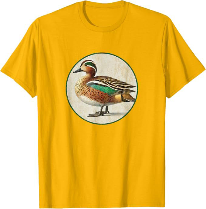Baikal Teal T-Shirt Retro Design by Bird.fan