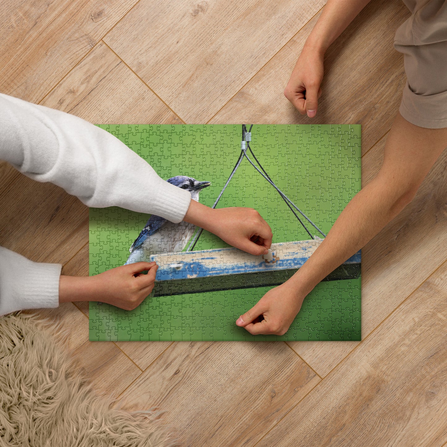 Blue Jay 520 Piece Jigsaw Puzzle | Original Bird Photography | by Bird.Fan