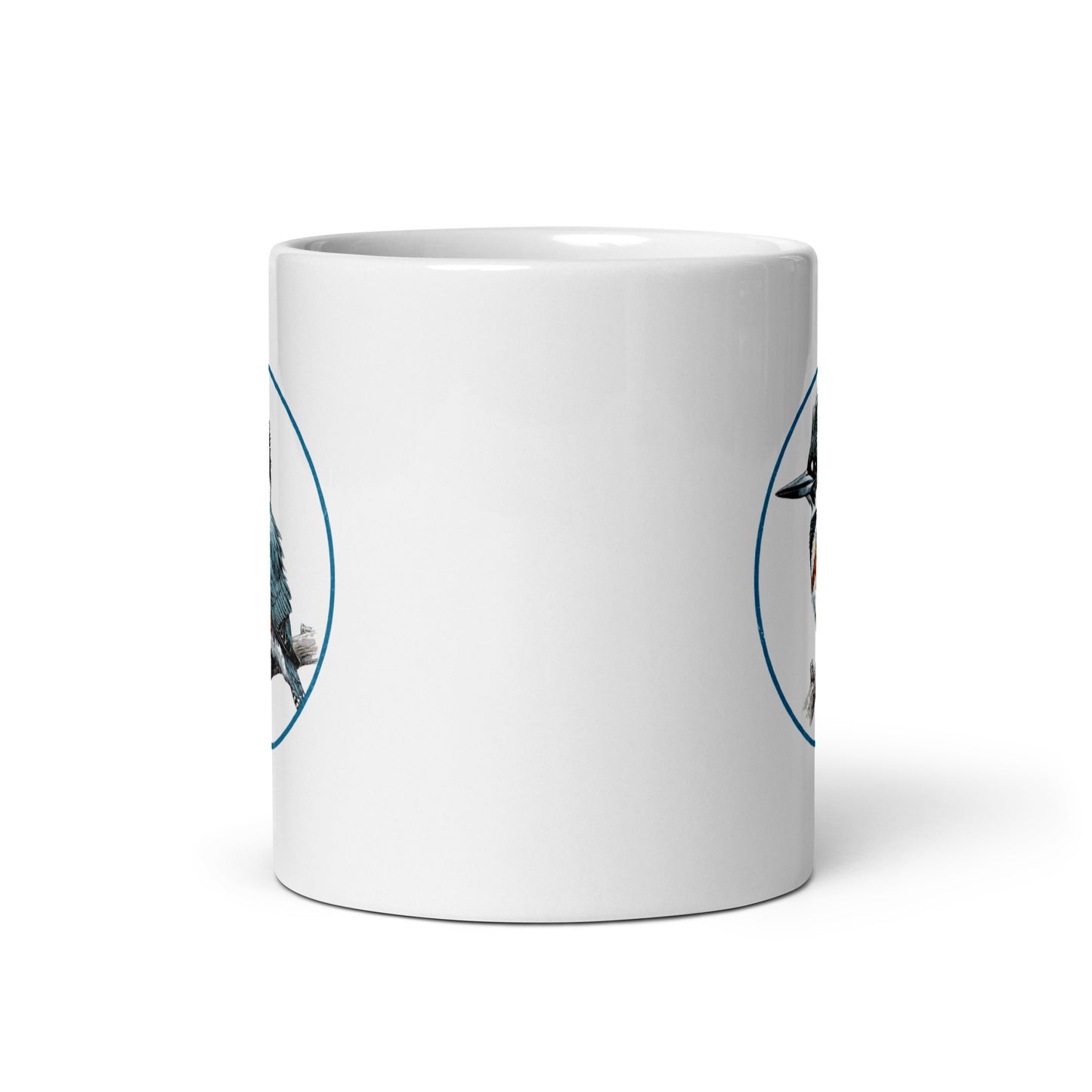 Belted Kingfisher Coffee Mug 11oz by Bird.fan