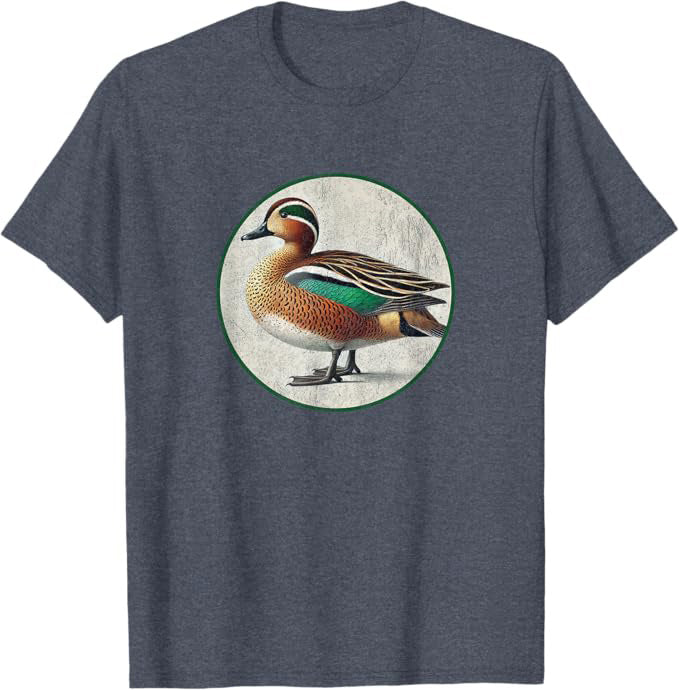 Baikal Teal T-Shirt Retro Design by Bird.fan