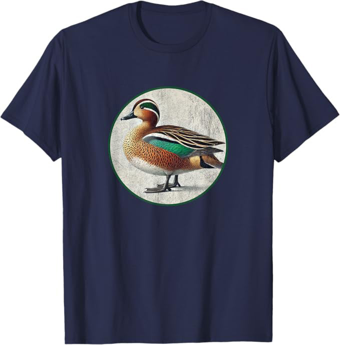 Baikal Teal T-Shirt Retro Design by Bird.fan